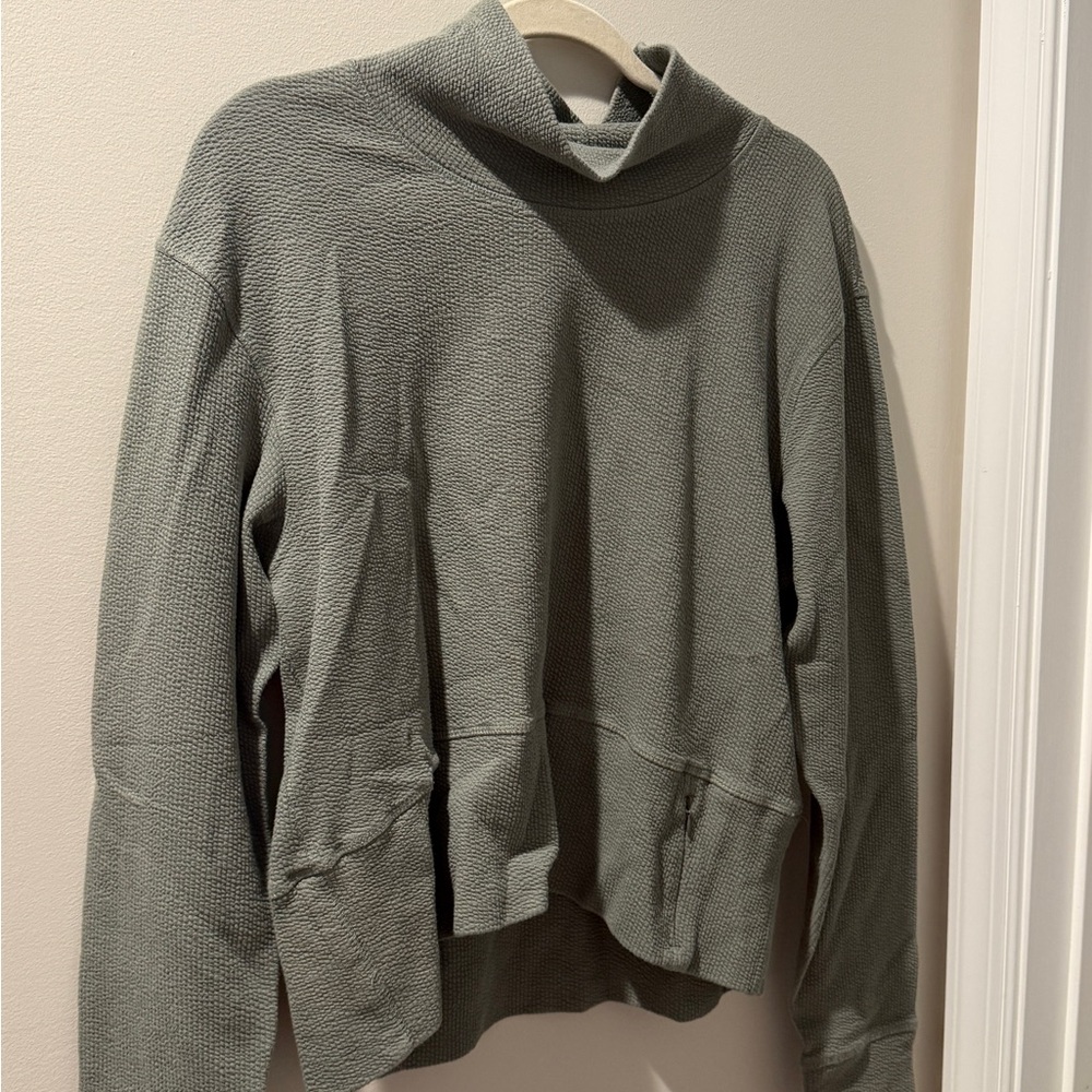 90 Degree By Reflex Olive Turtleneck Sweater